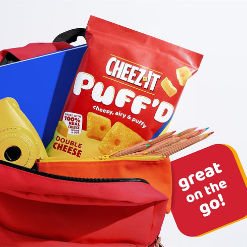 3oz 6ct Cheez-It Puff'd Double Cheese