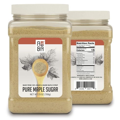 A&A Maple 25 Oz Pure Maple Sugar