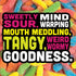 Gummy 18 oz (30 Trolli Mini Sour Brite Crawlers Candy, Cherry-Lemon, Strawberry-Grape & Orange-Lime, Sweet and Sour