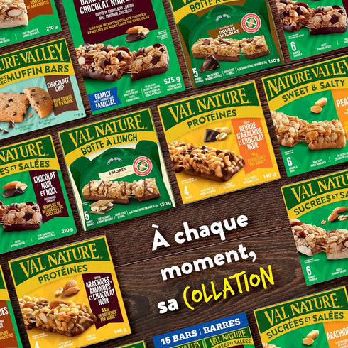 10 Count, 210g/7.4 oz., NATURE VALLEY Crunchy Maple Brown Sugar Granola Bars, {Imported from Canada}