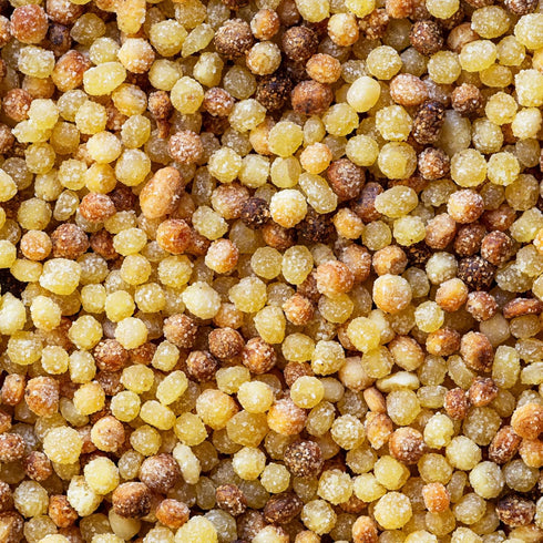 17.6 oz (Pack 2) Sanniti Toasted Fregola Sarda FIne Semolina Pasta Fregula Tostata Fina