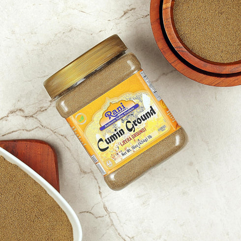 Rani Cumin (Jeera) Powder Spice 16oz (1lb) 454g PET Jar ~ All Natural | Vegan | Gluten Friendly | NON-GMO | Kosher | Indian Origin