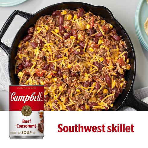 Consomme 10.5 oz (Pack 6) Campbell's Condensed Beef Soup, Can