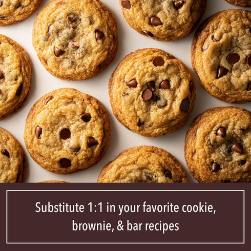 Reclamation Baking Supply Co 2 lb 1:1 Reclamation Gluten Free Cookie & Brownie Flour Blend - Substitute - Perfect