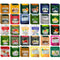 Enjoy Better Coffee Ahmad Tea Bags Sampler Assortment Variety Pack in Bamboo Organizer (60 Count)