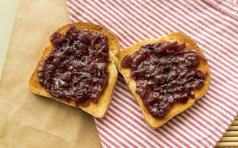 8.11 oz (230g) (Pack 2) Sanniti Caramelized Onion Jam Sweet & Savory Gourmet Spread Perfect for Cheese Boards, Meats