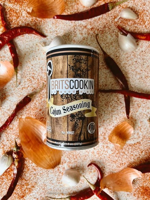Britscookin Cajun Seasoning, 8 oz, Pack of 2