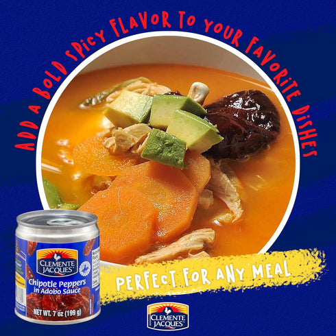 Clemente Jacques 7 oz (Pack 24) Chipotle Peppers in Adobo Sauce