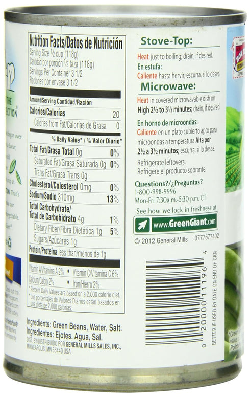 14.5-Ounce (Pack 8) Green Giant French Style Green Beans