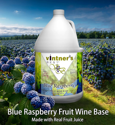 LD Carlson (128oz 1 Vintners Best Blue Raspberry Fruit Wine Base / gallon)
