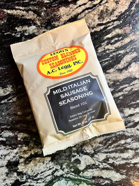 A.C. Legg Mild Italian Sausage Seasoning, 8 Ounce