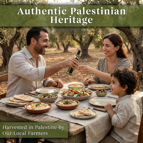 250ml 8.45 Oz Al'Ard Palestinian Organic Extra Virgin Olive Oil, Cold Pressed Olive Oil from Palestine, Certified