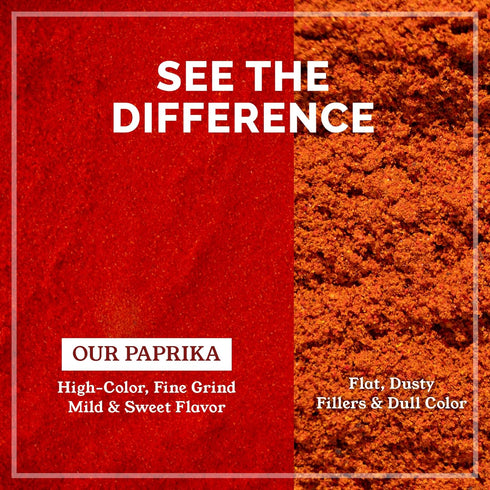 1.1 LB (500g) 220, 100% Snackathon Sweet Paprika Powder, Resealable Bulk Bag, High Color ASTA Vibrant Red, Mild