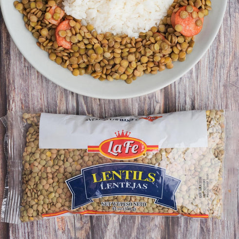 12 oz. (2 Pack) (2 Pack)) La Fe Dry Bagged Beans (Lentils