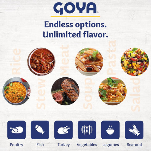 3.52 Pack 2 Sazn without Annatto by Goya, Latin Spice Blend for Poultry, Seafood, Meat and Vegetables, All Purpose