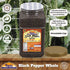MG-1 80oz (5lbs) 2.27kg Rani Black Pepper Whole (Peppercorns), Premium Grade Bulk PET Jar ~ All Natural | Gluten