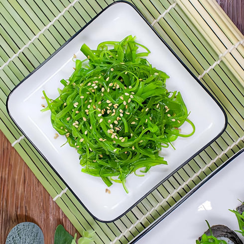GXXDMZAQ Pack (3 Packs) Premium Japanese Seaweed Salad Mix - Authentic Sesame Seasoned Variety | Gluten-Free Topping
