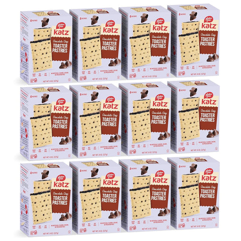 Katz Gluten Free Chocolate Chip Toaster Pastries. Breakfast Foods Snacks. Free of