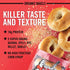 15g 5 Count Dave's Killer Bread Plain Awesome Bagels, Organic Bagels, Whole Grains per Bagel