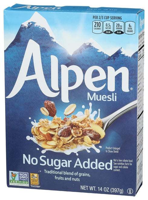 Alpen 14 Cereal, No Sugar Added, Ounce