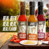 3-pack Set, Beer-infused Hot Sauce Variety (Includes Asian Sriracha, Garlic Serrano, & Roasty Chipotle) - Craft Beer