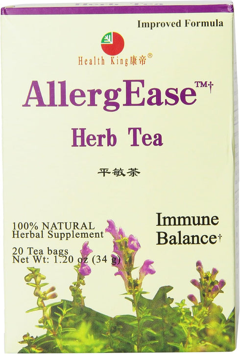 Health King AllergEase Herb Tea, 20 Teabags