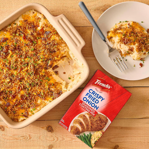 5 oz (Pack 8) French's Seasoned Coating Mix, Crispy Fried Onion, Delicious Swap for Traditional Breadcrumbs When