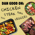Dan-Os SPG Tri-O Seasoning Salt, Pepper & Garlic Blend Medium Bottle Premium All Purpose SPG for Steak, Chicken