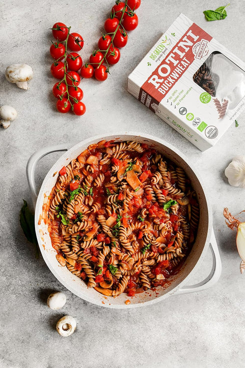 Big Green Organic Food Organic Buckwheat Rotini, 8.8oz, Gluten-Free, Non-GMO, Vegan, 100% Buckwheat (1)