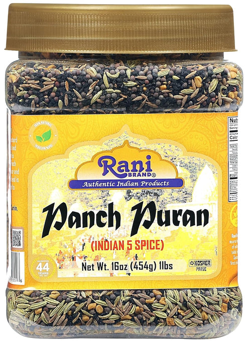 Rani Panch Puran (5 Spice) 16oz (1lb) 454g PET Jar ~ All