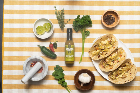 5 oz Creamy Herb And Jalapeo Hot Sauce By Bravado Spice Gluten Free, Vegan, Low Carb, Paleo Hot Sauce All Natural Hot