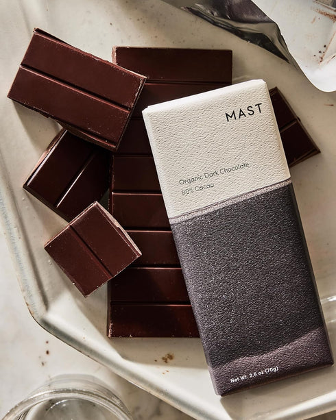 6 pack 2.5oz (6 80% Mast Chocolate Bars | | Organic, Kosher | Classic each Bars, Organic Dark Chocolate Cacao)