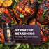 6oz FOR REAL Black Gold Seasoning - Garlicky Black Garlic, Pepper & Black Salt Blend - Umami Flavor Booster for Meat