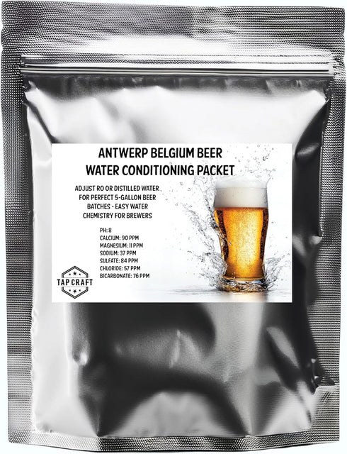 Packets Pack) Water Conditioning Specific Regions and Styles (Variety - Brew Your Own Beer at Home - The Perfect Water