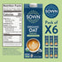 0g 32oz (Pack 6) SOWN Organic Oat Creamer Unsweetened - Barista Oat Milk Non Dairy Coffee Creamer - Plant Based