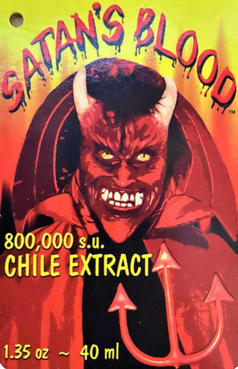 1.35 Satan's Blood Chile Extract Hot Sauce, Ounce