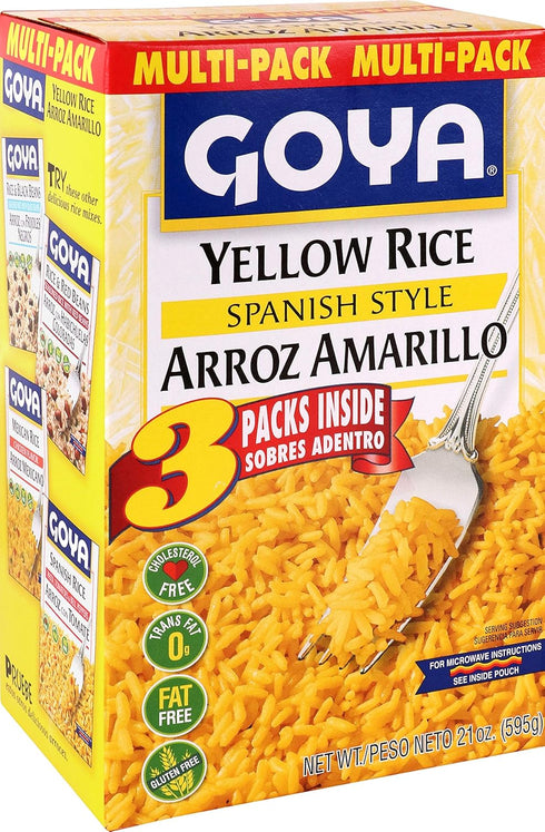 Pack, 21 oz, 2-Pack Goya Yellow Rice Mix Multi