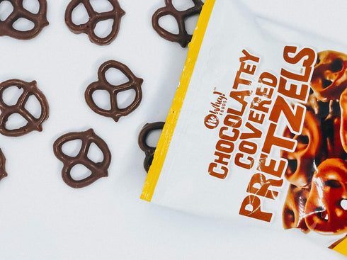 (2 Pack) Vegan, Gluten Free Chocolatey Covered Pretzels | Dairy Free, Peanut Free, Nut Free, Soy Free, All Natural