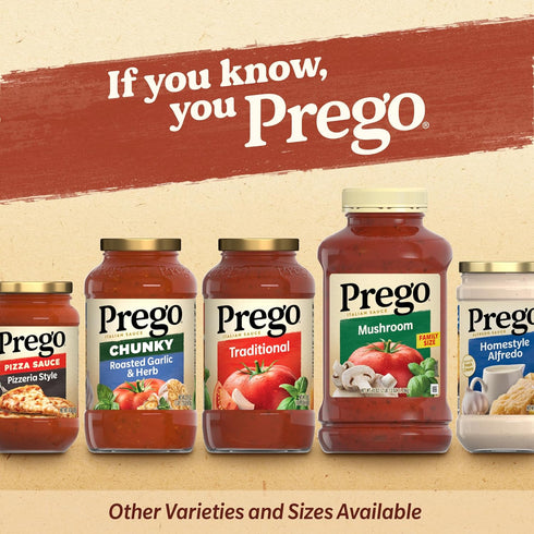 Prego Italian Tomato Pasta Sauce Flavored With Meat, 45 OZ Jar
