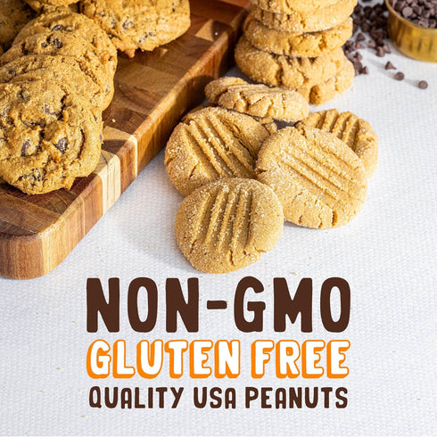 PBfit Peanut Flour Baking Blend - 24 oz, Gluten Free, Non-GMO, 10g Protein, 80% Less Fat than Almond Flour