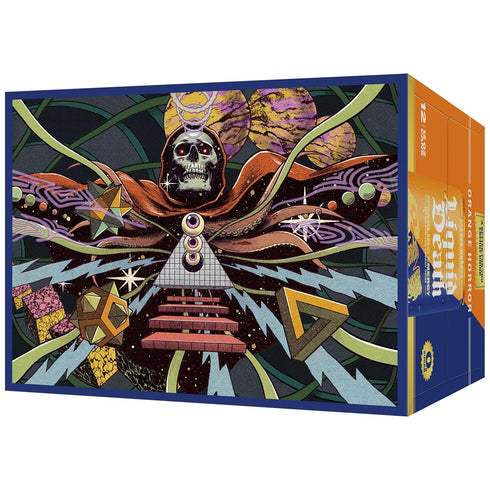 100mg, 12 Oz (Pack 12) Liquid Death Sparkling Energy - Orange Horror (Orange and Cream), Zero Sugar Energy Drink