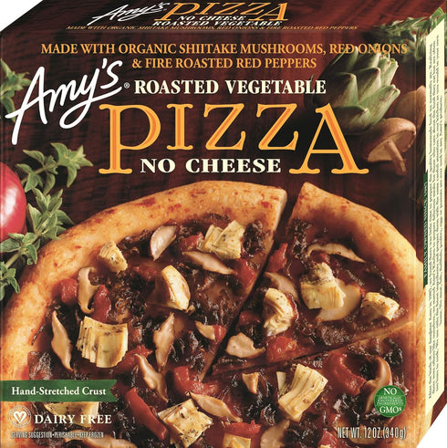 Amy's Frozen Vegan Pizza, Made with Artichoke Hearts and Organic Vegetables, Hand