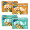 Wasa Crispbread Variety Pack (Pack of 4), Sourdough and Whole Grain, Crackers,