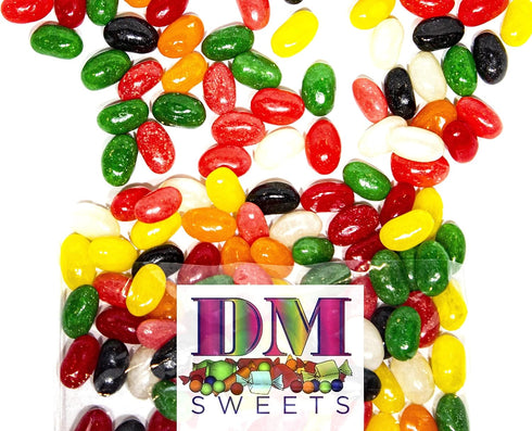 DM Sweets 1.5 lbs Jumbo Extra Large Fresh Chewy Spiced Jelly Beans - Assortment of Peppermint Clove Anise Sassafras