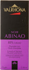 Valrhona Gourmet Dark Chocolate Bars "Abinao" 85% Cocoa, 2 bars 2x2.47oz