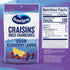 6oz Ocean Spray Craisins Sweetened Dried Cranberries, Sour Blueberry Lemon, Pouch