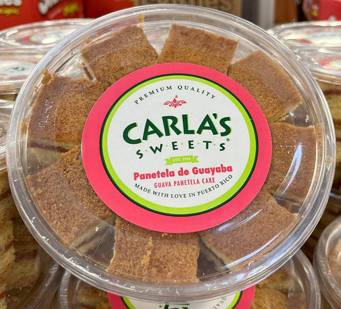 Carla's Sweets Premium Quality Guava Panetela Mini Cakes - 22 pcs
