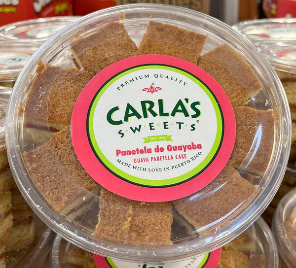 Carla's Sweets Premium Quality Guava Panetela Mini Cakes - 22 pcs