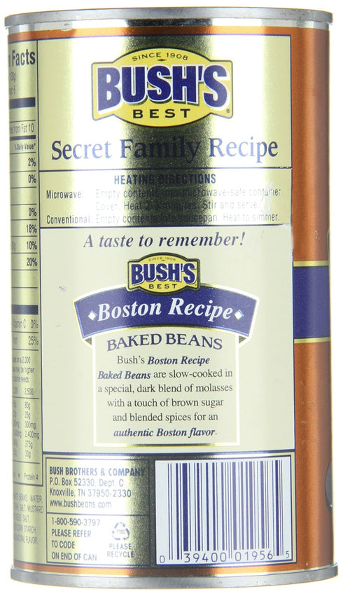 28 oz (Pack 4) Bush's Best Boston Recipe Baked Beans