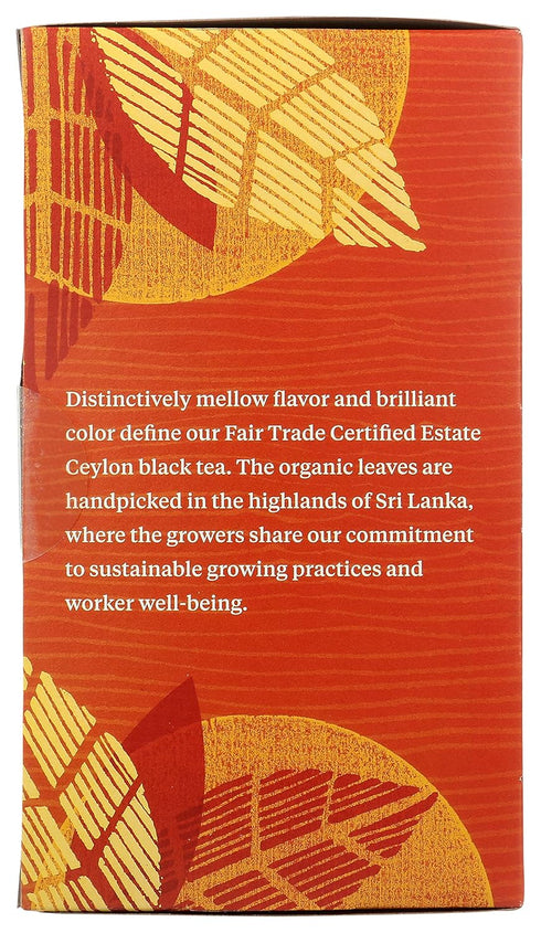 Allegro Coffee 20 Allegro Tea, Organic Estate Ceylon Tea Bags, ct